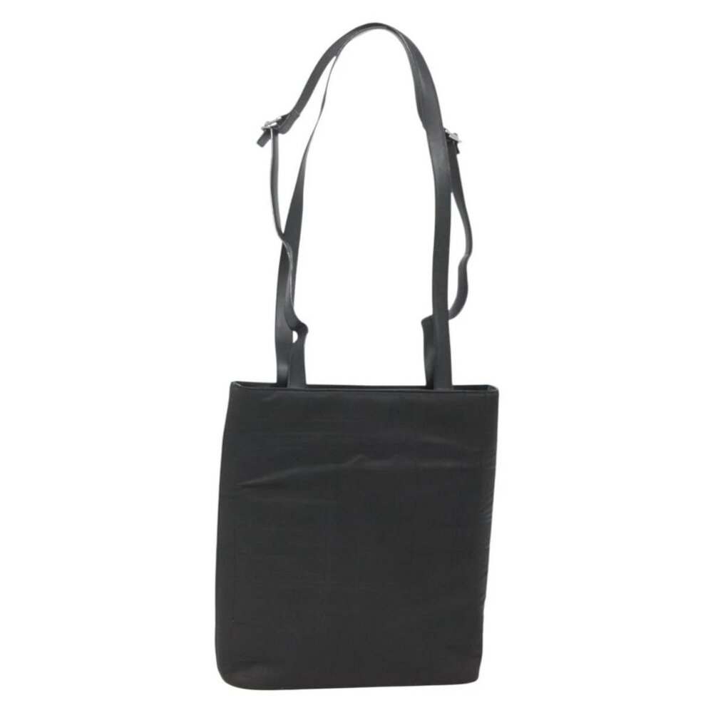Salvatore Ferragamo Tote Bag Nylon Black Silver
